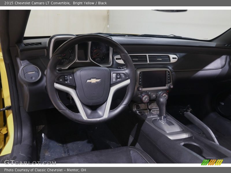 Bright Yellow / Black 2015 Chevrolet Camaro LT Convertible