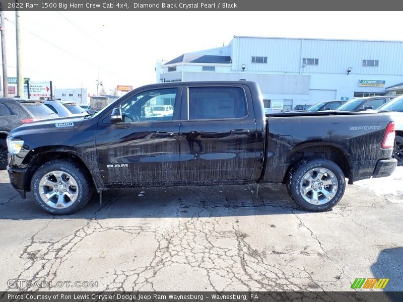 Diamond Black Crystal Pearl / Black 2022 Ram 1500 Big Horn Crew Cab 4x4