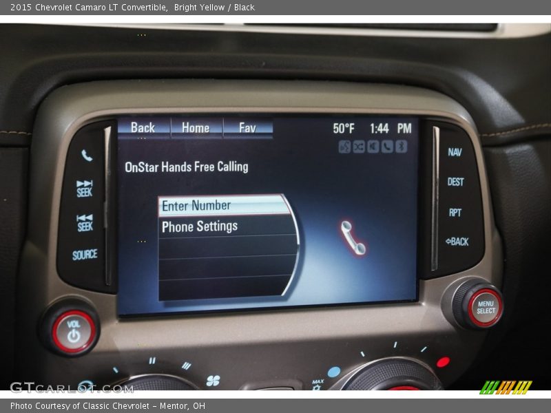 Bright Yellow / Black 2015 Chevrolet Camaro LT Convertible
