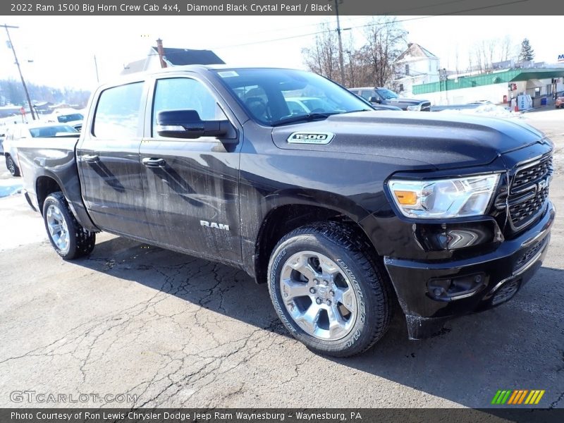 Diamond Black Crystal Pearl / Black 2022 Ram 1500 Big Horn Crew Cab 4x4