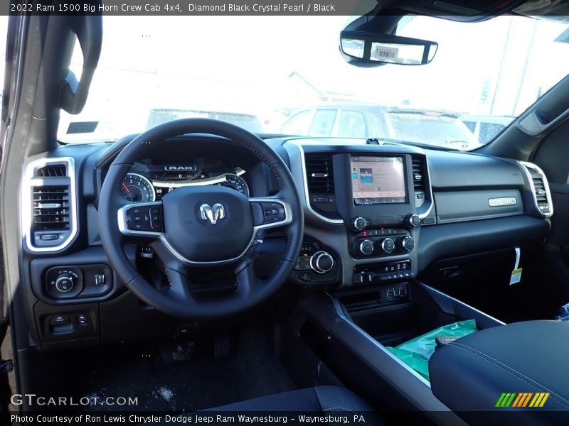 Diamond Black Crystal Pearl / Black 2022 Ram 1500 Big Horn Crew Cab 4x4