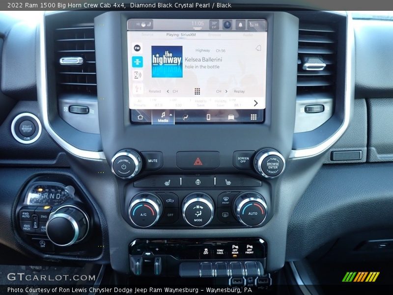 Diamond Black Crystal Pearl / Black 2022 Ram 1500 Big Horn Crew Cab 4x4