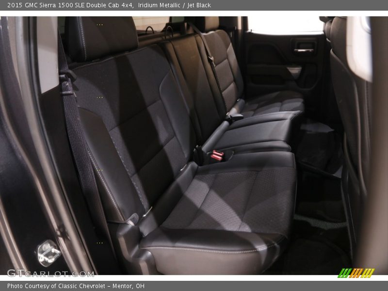 Iridium Metallic / Jet Black 2015 GMC Sierra 1500 SLE Double Cab 4x4