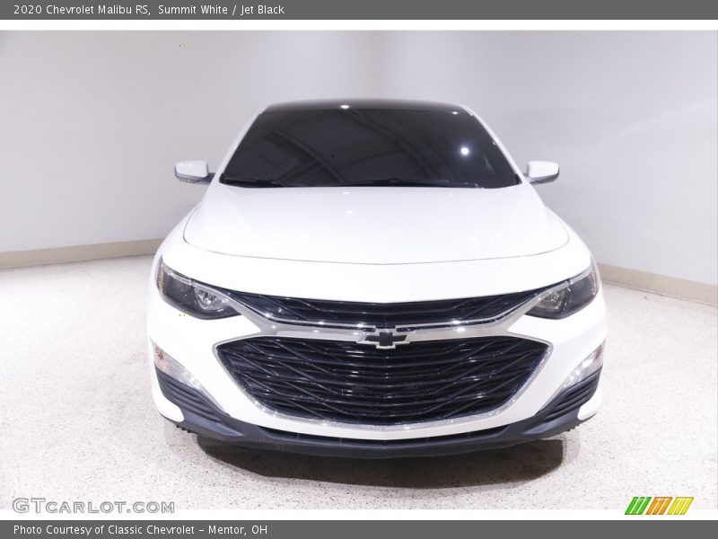 Summit White / Jet Black 2020 Chevrolet Malibu RS