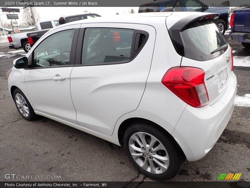 Summit White / Jet Black 2020 Chevrolet Spark LT