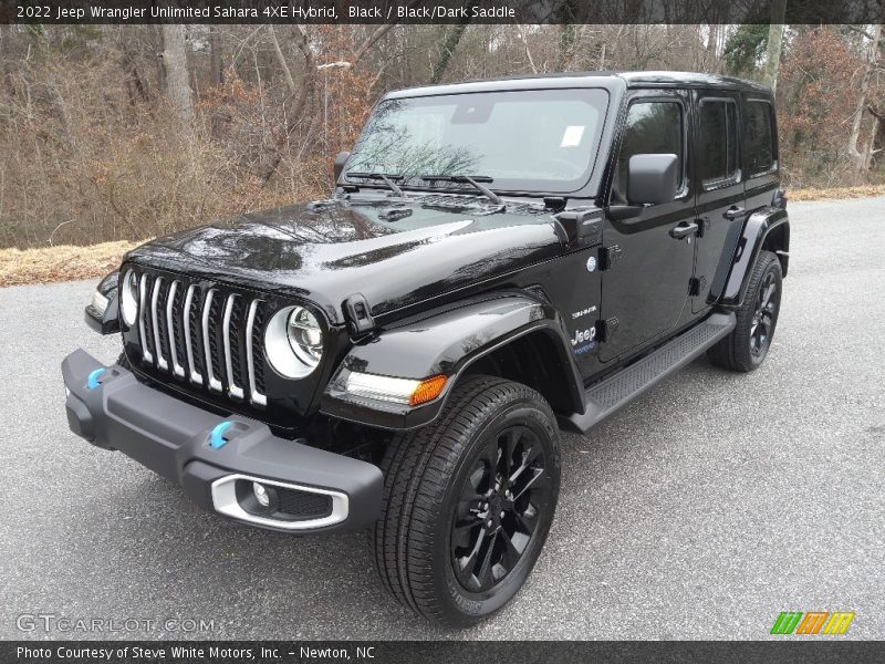 Black / Black/Dark Saddle 2022 Jeep Wrangler Unlimited Sahara 4XE Hybrid