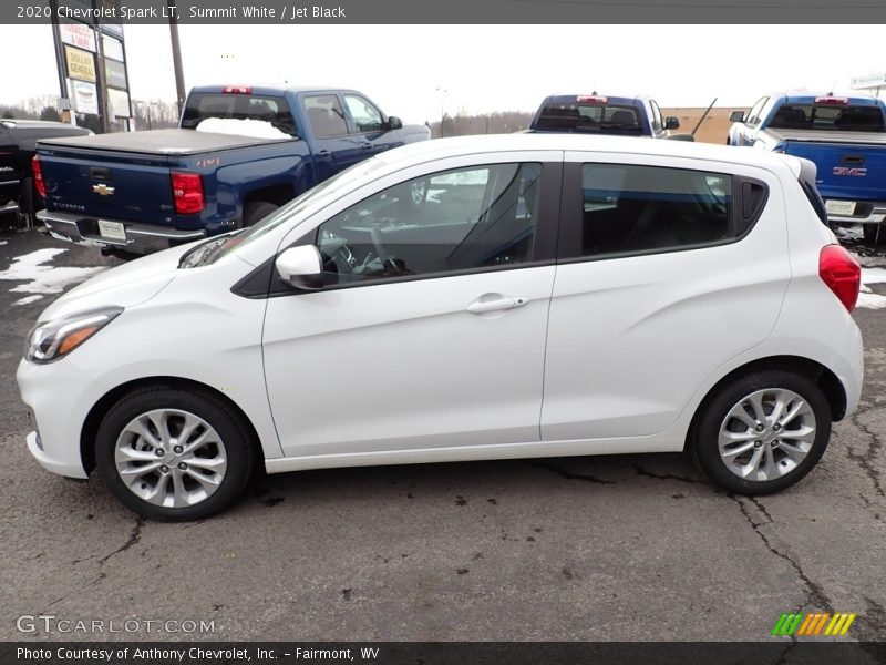 Summit White / Jet Black 2020 Chevrolet Spark LT
