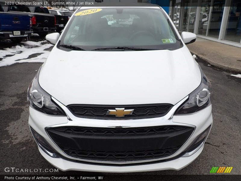 Summit White / Jet Black 2020 Chevrolet Spark LT