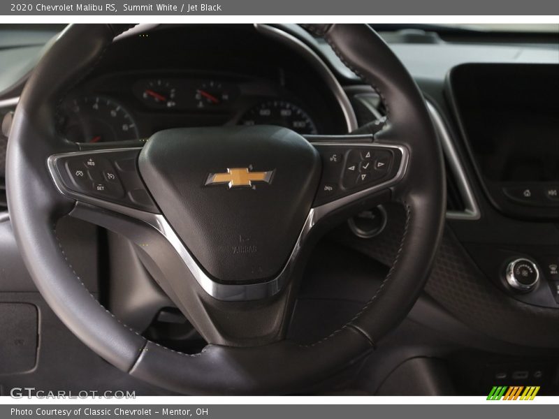 Summit White / Jet Black 2020 Chevrolet Malibu RS