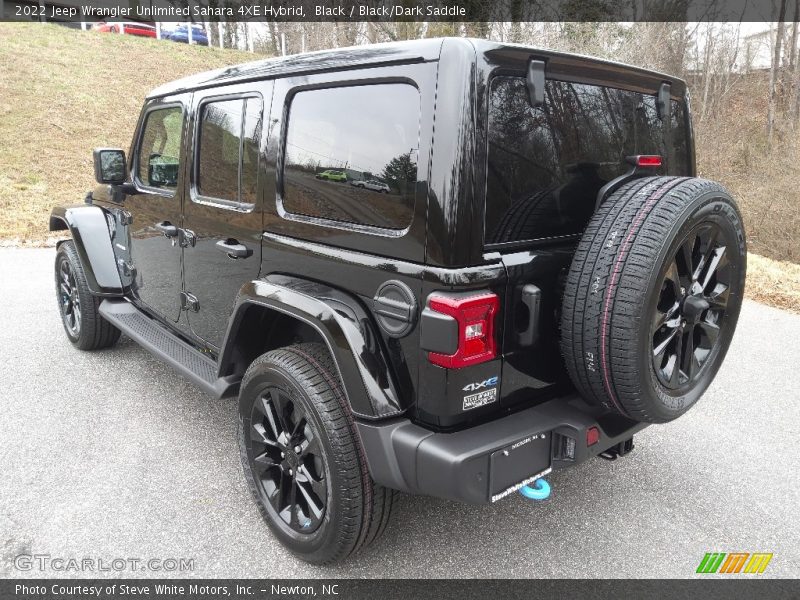Black / Black/Dark Saddle 2022 Jeep Wrangler Unlimited Sahara 4XE Hybrid