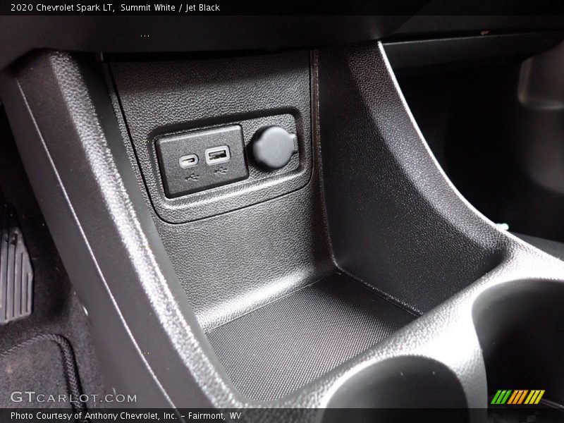 Summit White / Jet Black 2020 Chevrolet Spark LT