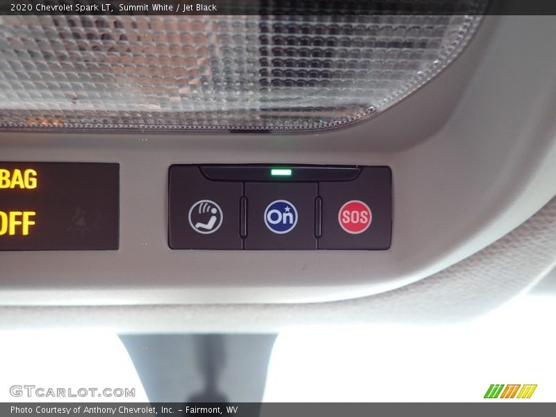 Summit White / Jet Black 2020 Chevrolet Spark LT