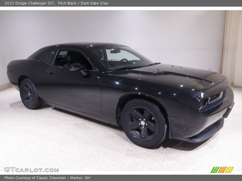 Pitch Black / Dark Slate Gray 2013 Dodge Challenger SXT