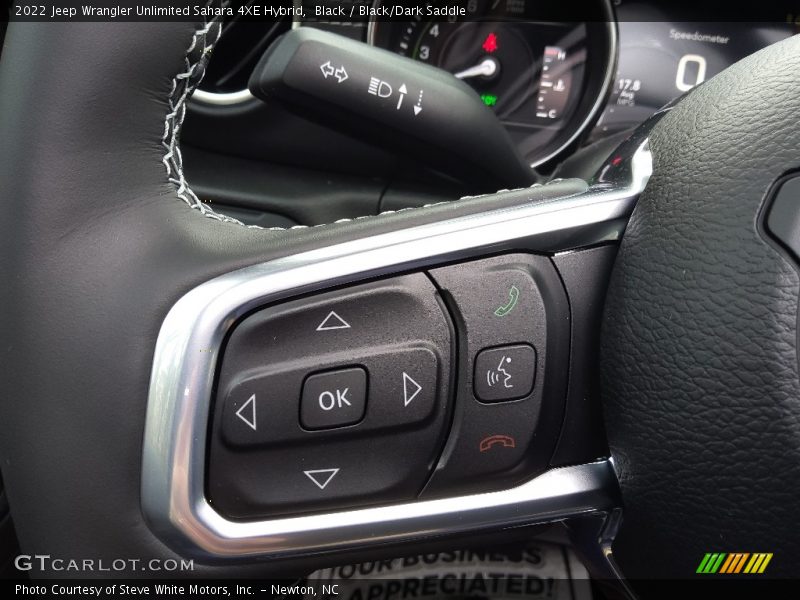  2022 Wrangler Unlimited Sahara 4XE Hybrid Steering Wheel