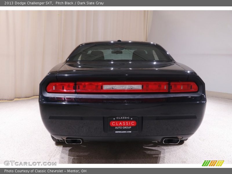Pitch Black / Dark Slate Gray 2013 Dodge Challenger SXT