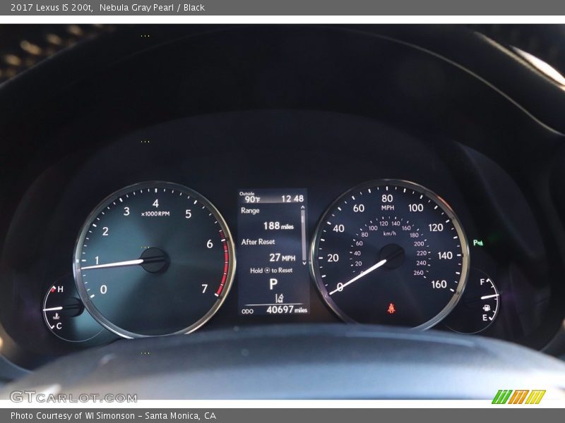  2017 IS 200t 200t Gauges