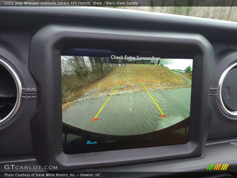 Navigation of 2022 Wrangler Unlimited Sahara 4XE Hybrid