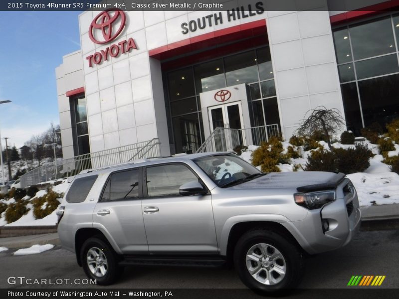 Classic Silver Metallic / Graphite 2015 Toyota 4Runner SR5 Premium 4x4