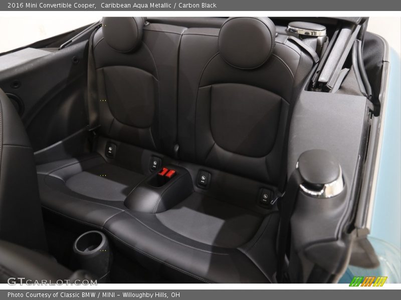 Caribbean Aqua Metallic / Carbon Black 2016 Mini Convertible Cooper