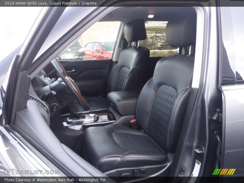 Liquid Platinum / Graphite 2019 Infiniti QX80 Luxe