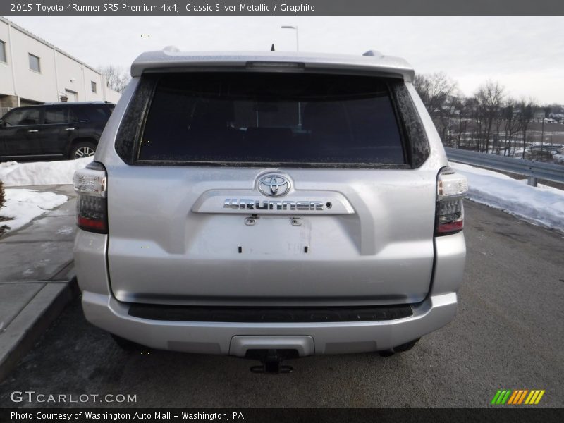 Classic Silver Metallic / Graphite 2015 Toyota 4Runner SR5 Premium 4x4