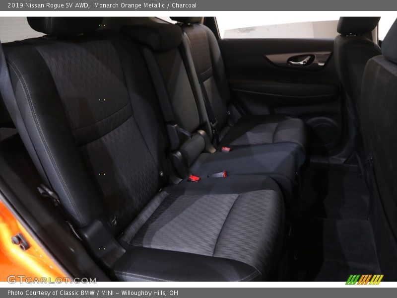 Monarch Orange Metallic / Charcoal 2019 Nissan Rogue SV AWD