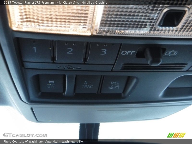 Classic Silver Metallic / Graphite 2015 Toyota 4Runner SR5 Premium 4x4