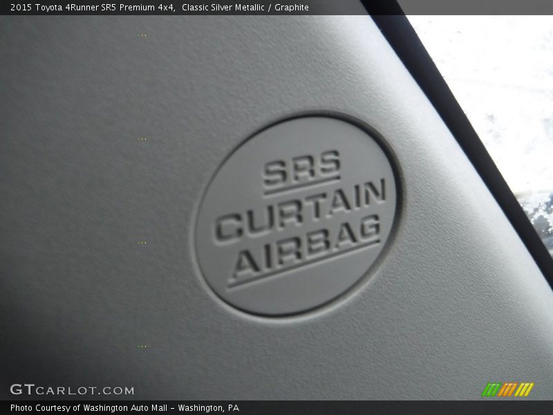 Classic Silver Metallic / Graphite 2015 Toyota 4Runner SR5 Premium 4x4