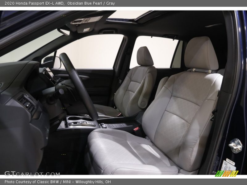 Obsidian Blue Pearl / Gray 2020 Honda Passport EX-L AWD