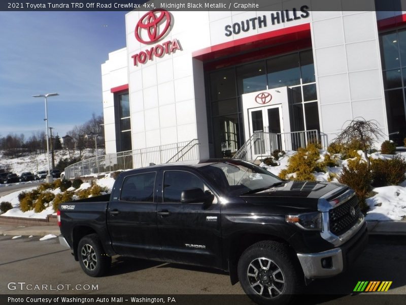 Midnight Black Metallic / Graphite 2021 Toyota Tundra TRD Off Road CrewMax 4x4