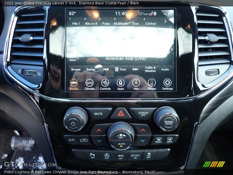 Diamond Black Crystal Pearl / Black 2022 Jeep Grand Cherokee Laredo X 4x4