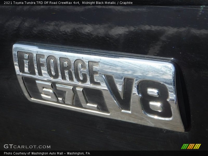 Midnight Black Metallic / Graphite 2021 Toyota Tundra TRD Off Road CrewMax 4x4