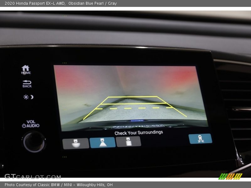 Obsidian Blue Pearl / Gray 2020 Honda Passport EX-L AWD