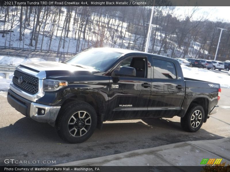 Midnight Black Metallic / Graphite 2021 Toyota Tundra TRD Off Road CrewMax 4x4