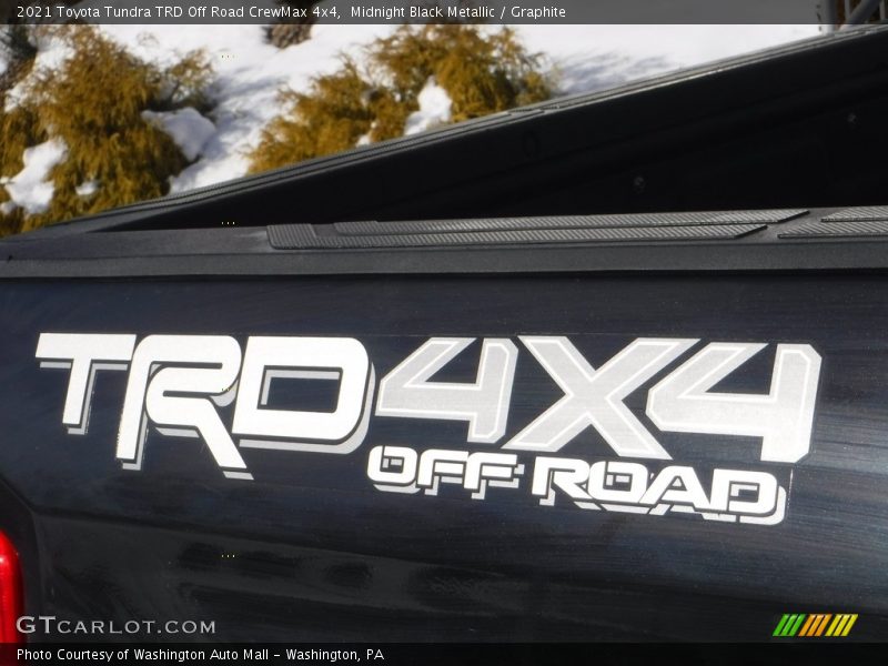 Midnight Black Metallic / Graphite 2021 Toyota Tundra TRD Off Road CrewMax 4x4
