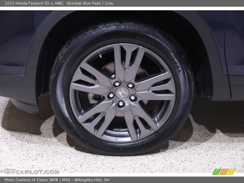 Obsidian Blue Pearl / Gray 2020 Honda Passport EX-L AWD