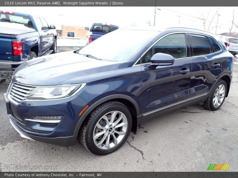 Midnight Sapphire Metallic / Ebony 2016 Lincoln MKC Reserve AWD