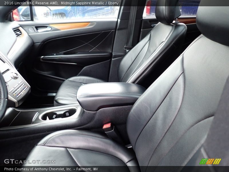 Front Seat of 2016 MKC Reserve AWD