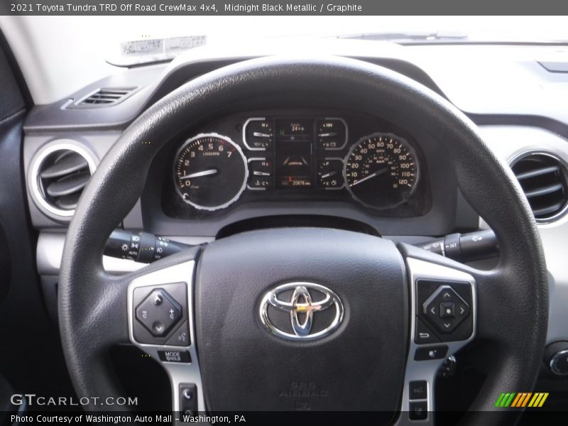 Midnight Black Metallic / Graphite 2021 Toyota Tundra TRD Off Road CrewMax 4x4