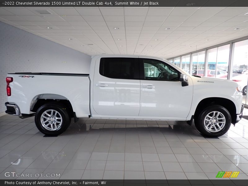 Summit White / Jet Black 2022 Chevrolet Silverado 1500 Limited LT Double Cab 4x4