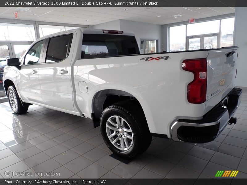 Summit White / Jet Black 2022 Chevrolet Silverado 1500 Limited LT Double Cab 4x4