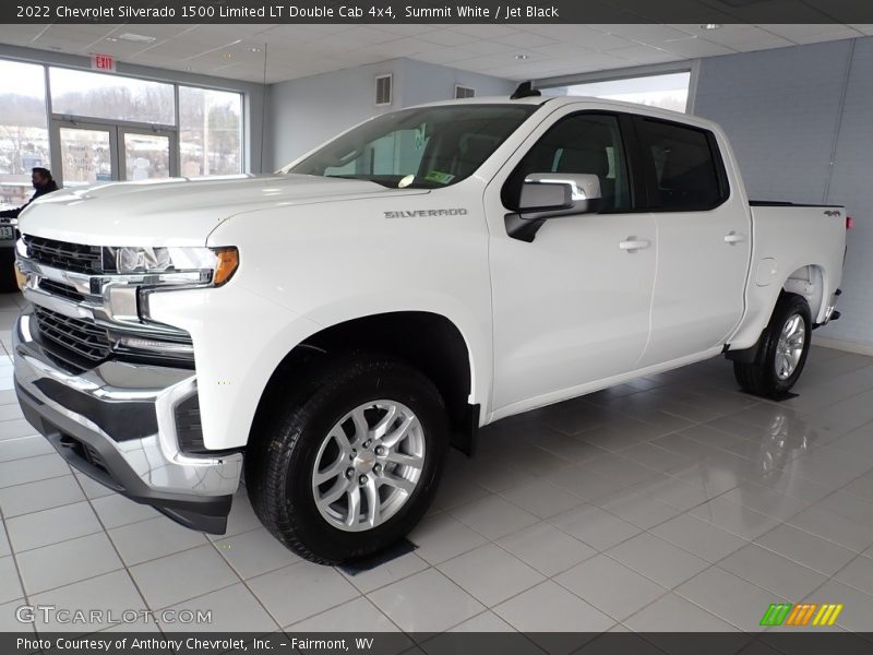 Summit White / Jet Black 2022 Chevrolet Silverado 1500 Limited LT Double Cab 4x4