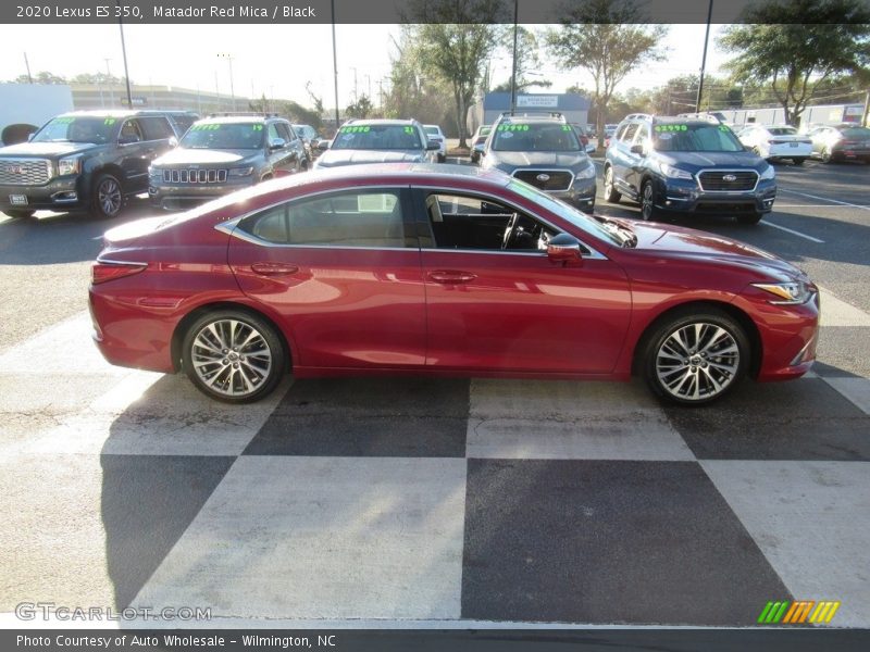 Matador Red Mica / Black 2020 Lexus ES 350