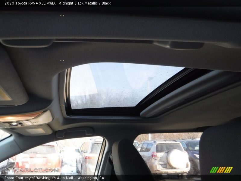 Midnight Black Metallic / Black 2020 Toyota RAV4 XLE AWD