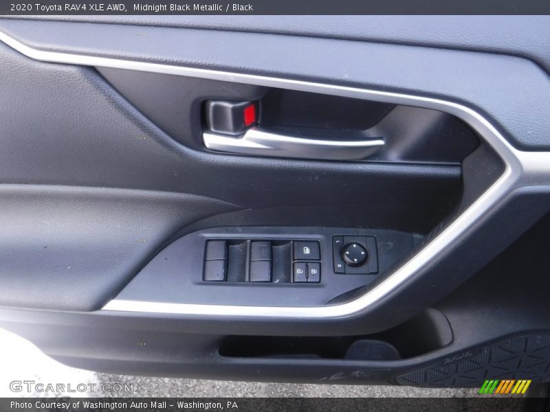 Midnight Black Metallic / Black 2020 Toyota RAV4 XLE AWD