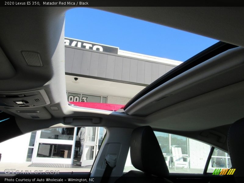 Matador Red Mica / Black 2020 Lexus ES 350