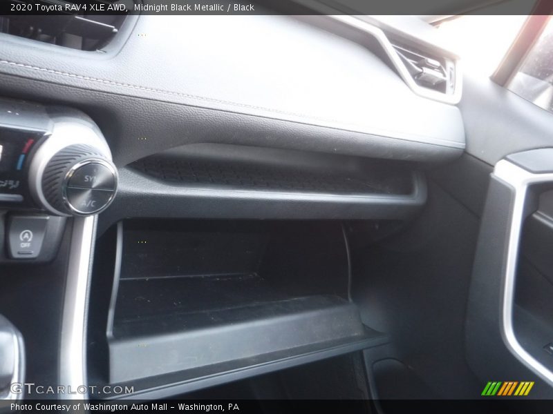 Midnight Black Metallic / Black 2020 Toyota RAV4 XLE AWD
