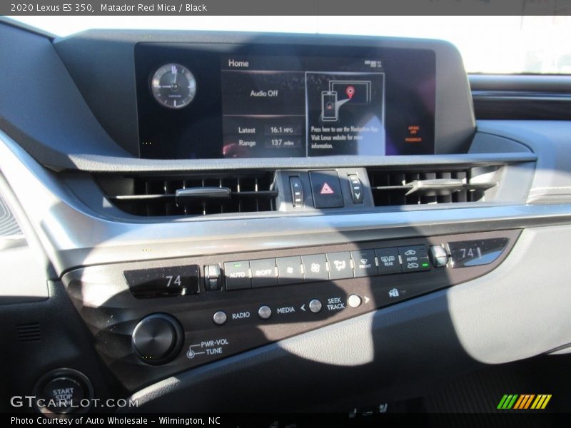 Matador Red Mica / Black 2020 Lexus ES 350