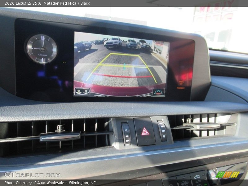 Matador Red Mica / Black 2020 Lexus ES 350