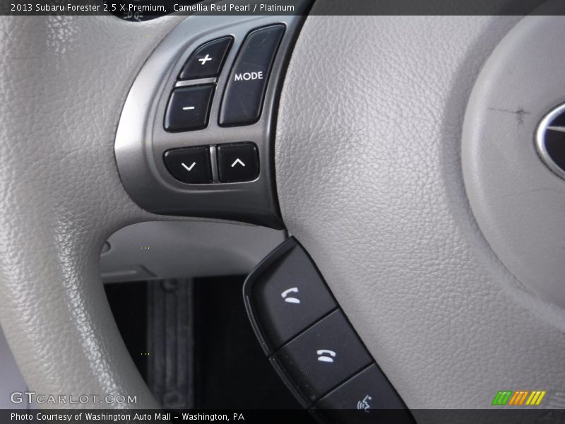 Camellia Red Pearl / Platinum 2013 Subaru Forester 2.5 X Premium